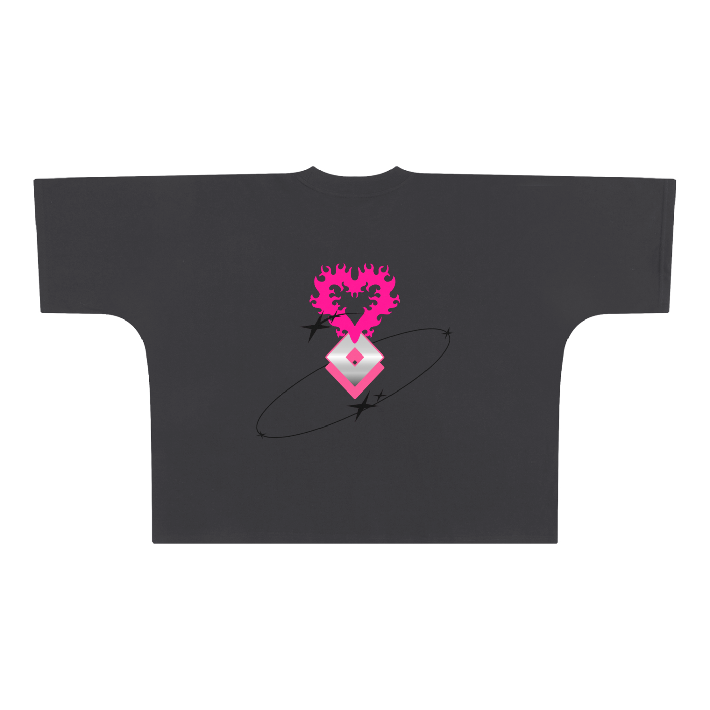 Oversize One-piece Pattern Cut Boxy Tee - 300 GSM