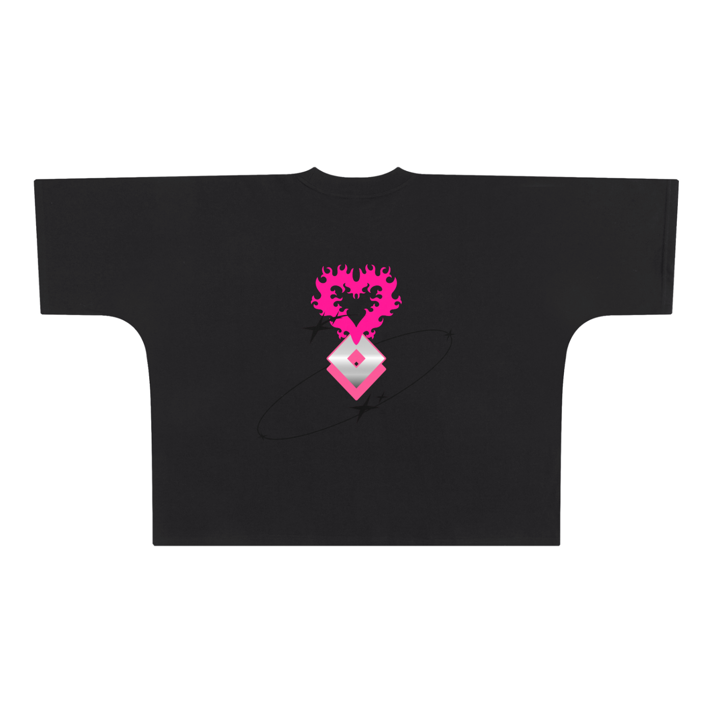 Oversize One-piece Pattern Cut Boxy Tee - 300 GSM