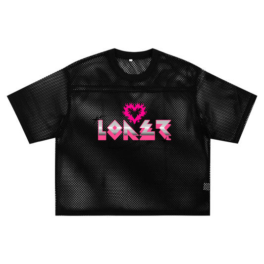 See-through Boxy Net T-shirt