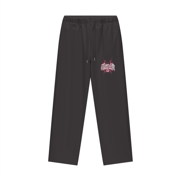 Fleece Lined Straight Leg Pants - 460 GSM