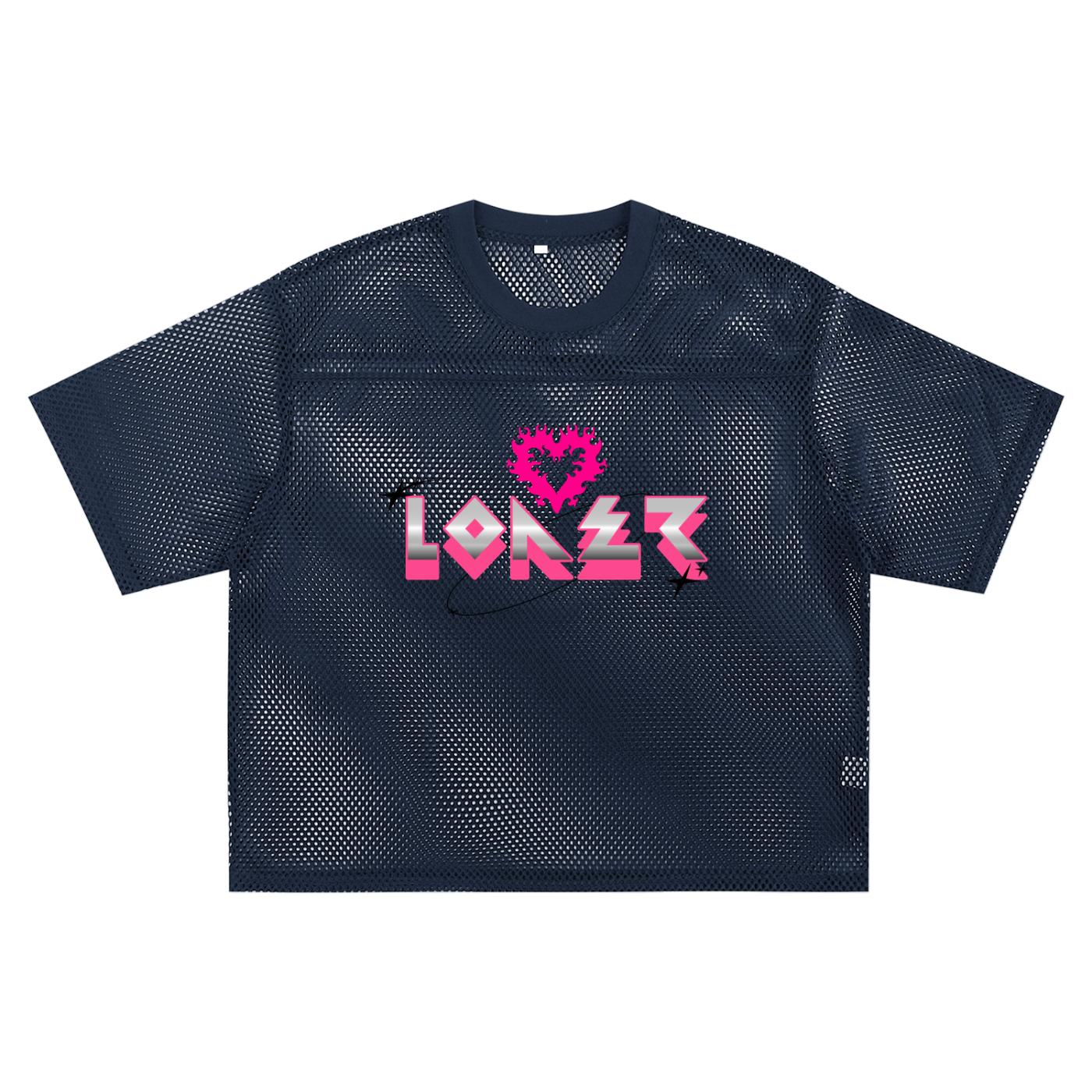 See-through Boxy Net T-shirt